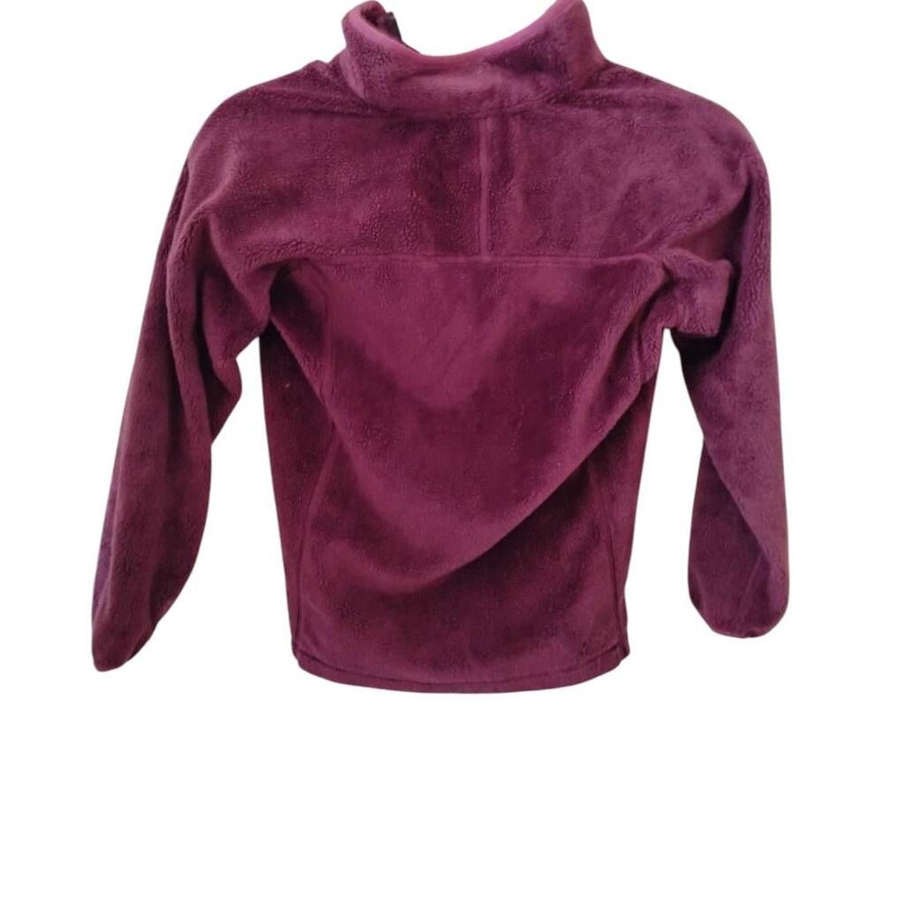 Girls Patagonia Magenta Fleece Pullover Size Small - Picture 3 of 5